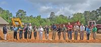 lineup for groundbreaking