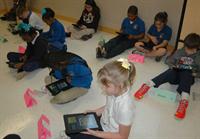 children using iPads