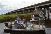 boat returning to dock