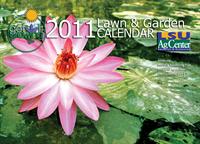 2011 Get It Growing Calendar cover shot of tropical water lily